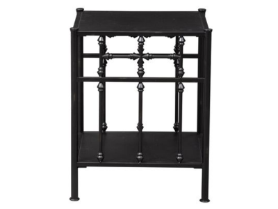 Vintage Open Night Stand in Black - 179-BR61-B