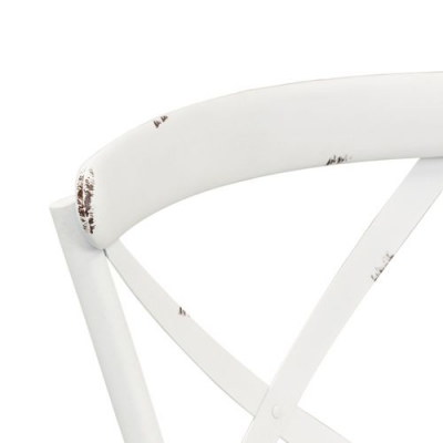 Vintage X Back Dining Chair in Antique White - 179-C3005-AW