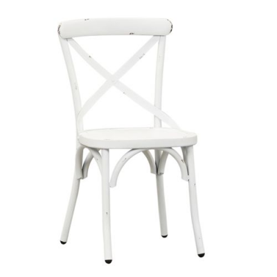 Vintage X Back Dining Chair in Antique White - 179-C3005-AW