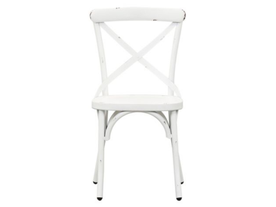 Vintage X Back Dining Chair in Antique White - 179-C3005-AW