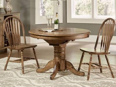 Carolina Crossing Pedestal Table - 186-CD-PDS