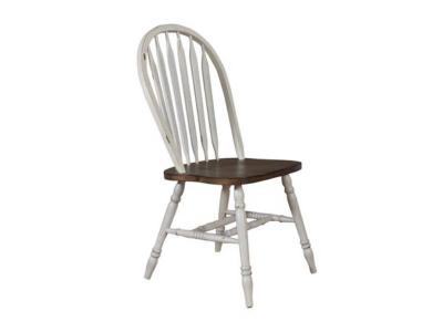 Carolina Crossing Windsor Side Chair in White - 186W-C1000S