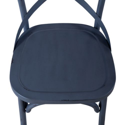 Vintage X Back Dining Chair in Navy - 179-C3005-N