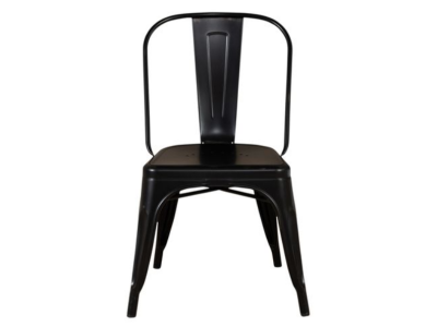 Vintage Bow Back Dining Chair in Black - 179-C3505-B