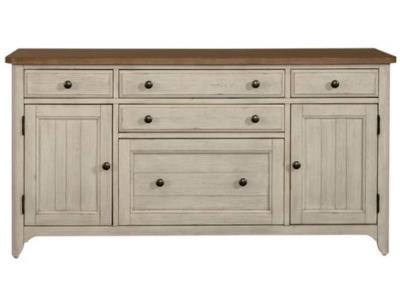 Farmhouse Reimagined Door Credenza - 652-HO120
