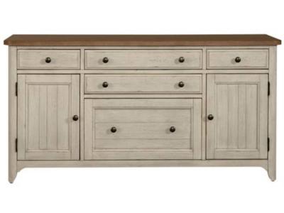 Farmhouse Reimagined Door Credenza - 652-HO120