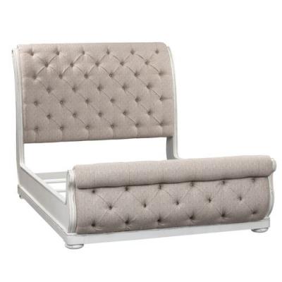Magnolia Manor Collection Queen Upholstery Sleigh Bed - 244-BR-QUSL