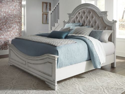 Magnolia Manor Collection Queen Upholstered Bed - 244-BR-QUB