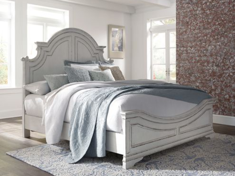 Magnolia Manor Collection King Upholstered Bed - 244-BR-KPB