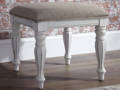 Magnolia Manor Collection Vanity Stool - 244-BR99