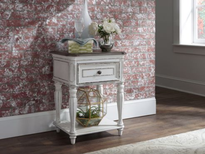 Magnolia Manor Collection Leg Night Stand - 244-BR63
