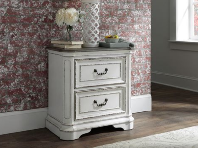 Magnolia Manor Collection Leg Night Stand - 244-BR61