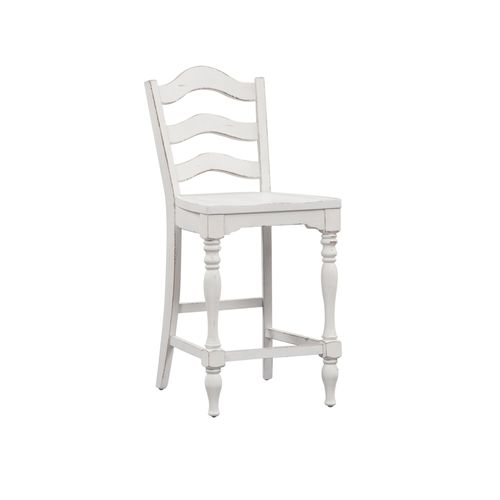 Magnolia Manor Collection Ladder Back Counter Chair - 244-B200024
