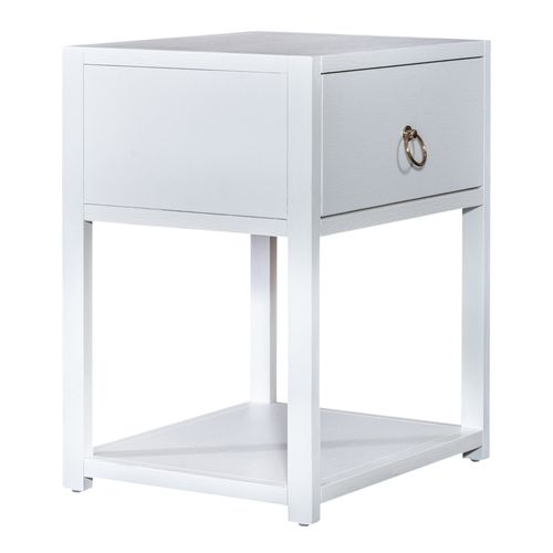 East End 1 Drawer 1 Shelf Accent Table - 2030WH-AT2126