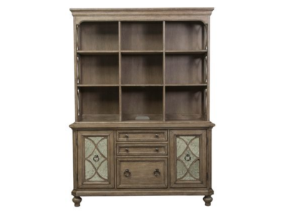 Simply Elegant Collection Credenza and Hutch Set - 412-HOJ-CHS