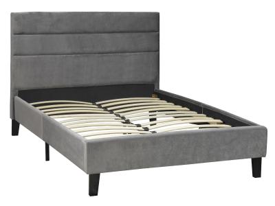 Full Size Platform Bed In Grey - LX895-F-GR
