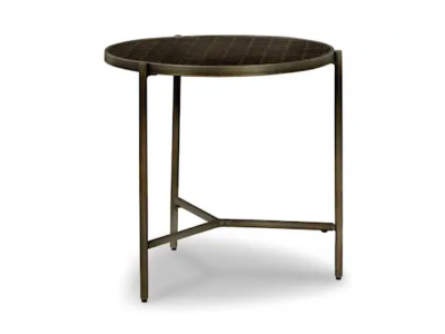 Ashley Furniture Doraley Round End Table in Brown/Gray - T793-6