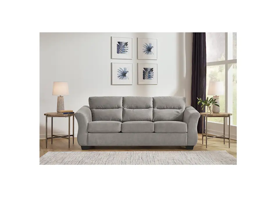 Signature Design by Ashley 4620638 Furniture Miravel Sofa in Slate 