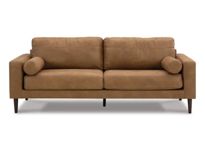 Telora Stationary Leather Look Sofa - 4100238