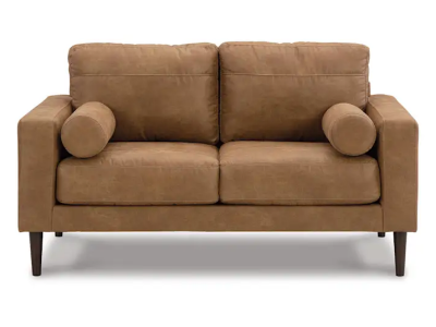 Telora Stationary Leather Look Loveseat - 4100235