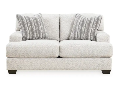 Brebryan Stationary Fabric LoveSeat Flannel - 3440135