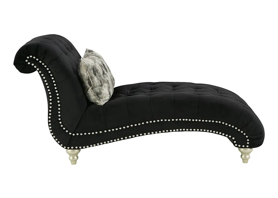 Signature Design by Ashley Furniture Harriotte Chaise in Black - 2620515