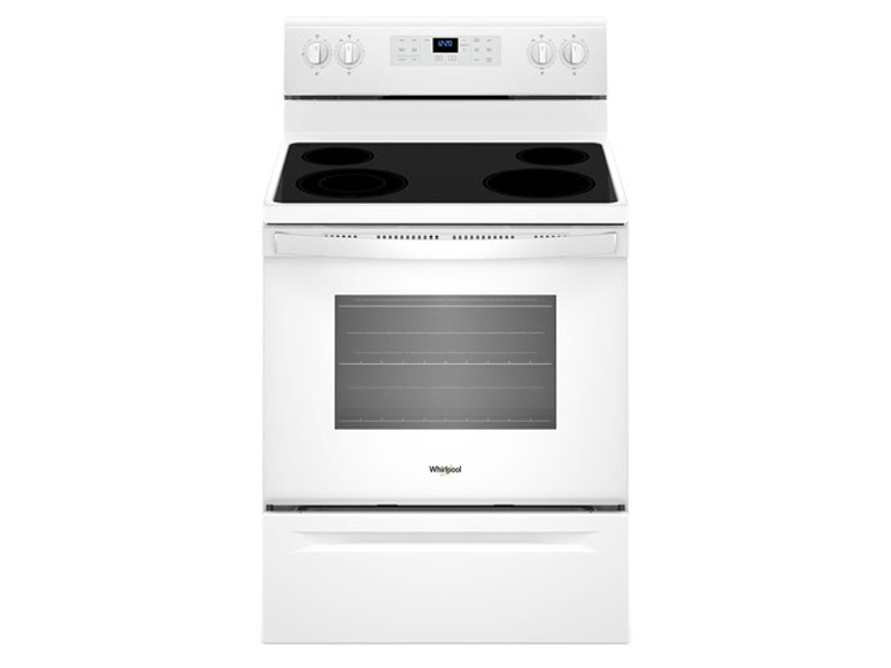 30" Whirlpool 5.3 Cu. Ft. Electric Freestanding Range With True Convection Cooking - YWFE521S0HW