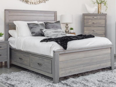 Mako Wood Furniture Robina Queen Storage Bed - 4300-ST-Q