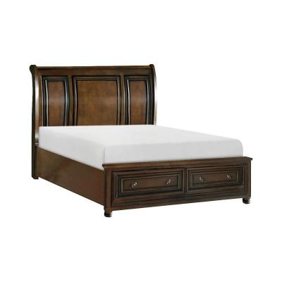 Cumberland Collection Eastern King Sleigh Platform Bed with Footboard Storage - 2159K-1EK*