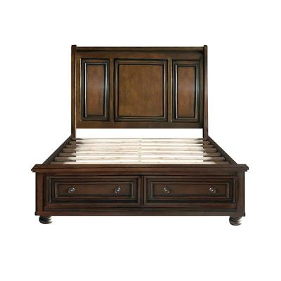 Cumberland Collection Eastern King Sleigh Platform Bed with Footboard Storage - 2159K-1EK*