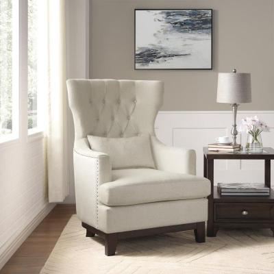 Adriano Collection Accent Chair with the Textured Fabric - 1217F4S