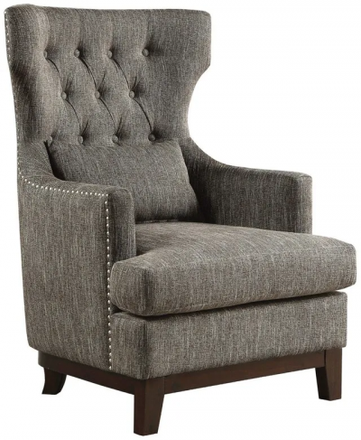 Adriano Collection Accent Chair with the Textured Fabric - 1217F3S