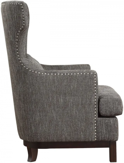 Adriano Collection Accent Chair with the Textured Fabric - 1217F3S