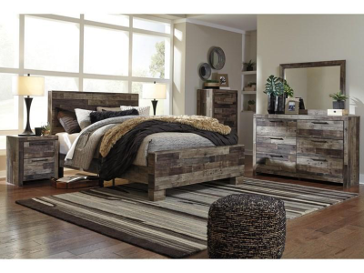 Benchcraft Derekson 5 Piece Queen Panel Bedroom Set - B200-31, B200-92, B200-57 / B200-54 / B200-96