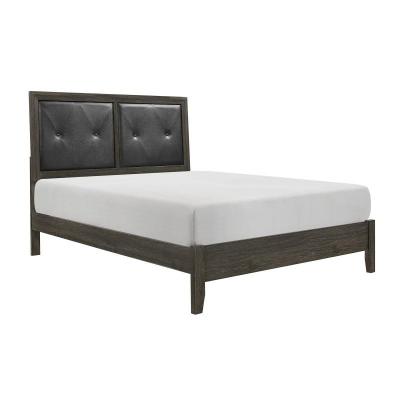 Edina Collection Queen Bed with Dark Gray Finish - 2145NP-1*
