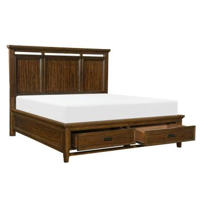 Frazier Park Collection Eastern King Platform Bed with Footboard - 1649K-1EK*