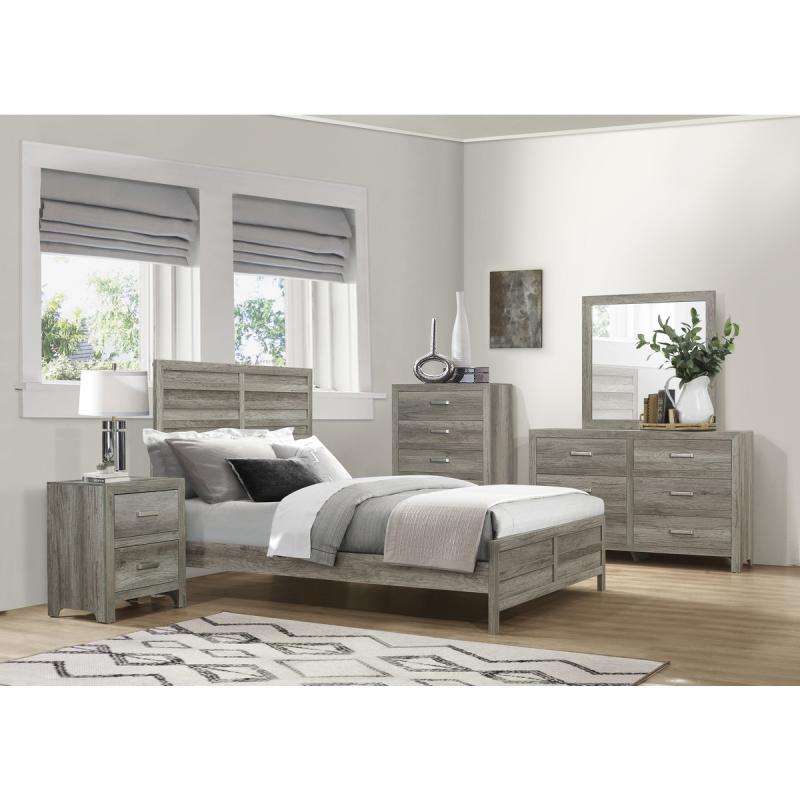 Mandan Collection Queen Beds - 1910GY-1*