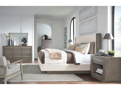 Benchcraft Anibecca 7 Piece Queen Upholstered Panel Bedroom Set - B970-57 / B970-54, B970-31 / B970-36, B970-46, B970-91 (2)