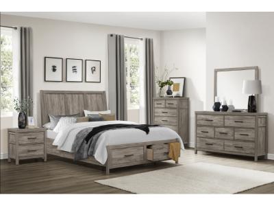 Harbour Collection 6pc Queen Platform Bedroom Set - 1526-1*1526-61526-51526-4