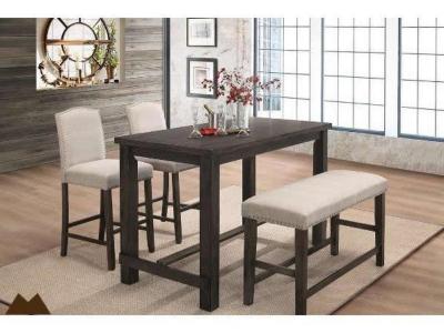 Bartell Collection 4 Piece Counter Height Dining Set - 5190-13, 5190-24 (2), 5190