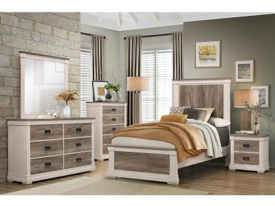 Waylon Collection 6 Piece Twin Panel Bedroom Set - 1677-41677-51677-61677T-1*