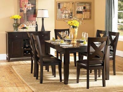 Crown Point Collection 7 Piece Dining Set - 1372-781372S (6)