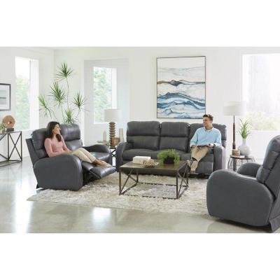 Catnapper Angelo Power Reclining Leather Match Loveseat - 64462 1273-58 / 3073-58