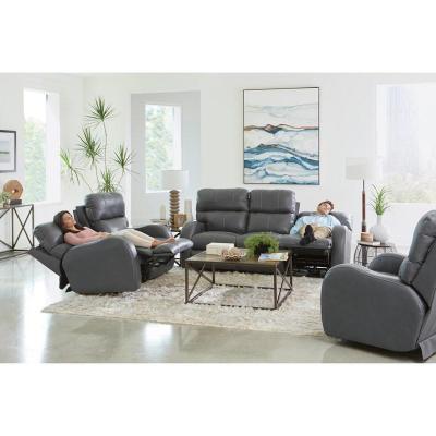 Catnapper Angelo Power Reclining Leather Match Loveseat - 64462 1273-58 / 3073-58