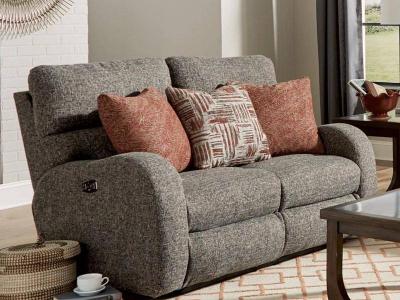 Catnapper Liam Power Reclining Fabric Loveseat - 63902 2166-48 / 2167-54