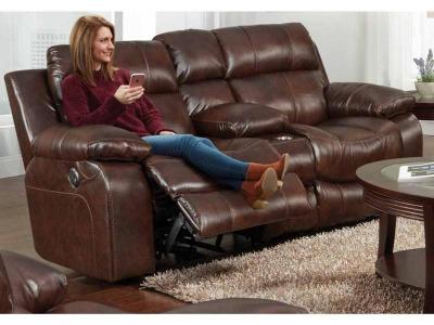 Catnapper Positano Power Reclining Leather Match Loveseat  - 64999 1268-09 / 3068-09