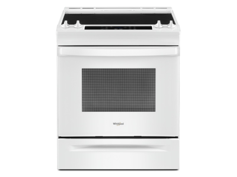 30" Whirlpool 4.8 Cu. Ft. Electric Range With Frozen Bake Technology In White - YWEE515S0LW