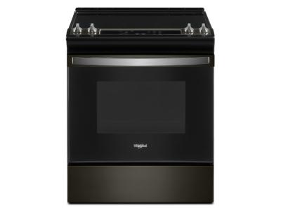 30" Whirlpool 4.8 Cu. Ft. Electric Range With Frozen Bake Technology In Black Stainless - YWEE515S0LV