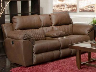 Catnapper Sorrento Power Reclining Leather Match Loveseat - 64729 1225-39 / 3025-39