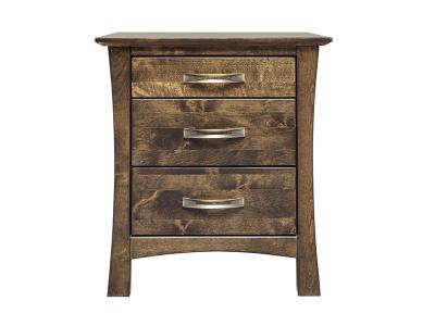 Mako Wood Furniture Megan 2 and 1/2 Drawer Night Stand - M-6000-65